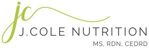 J Cole Nutrition Logo High Res Transparent 300x97 Dietitians Inner Thoughts | Dish With A Dietitian