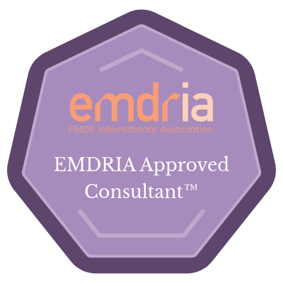 EMDRIA Approved Consultant badge EMDR Consultation